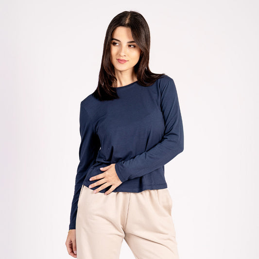 Long-sleeved t-shirt azul
